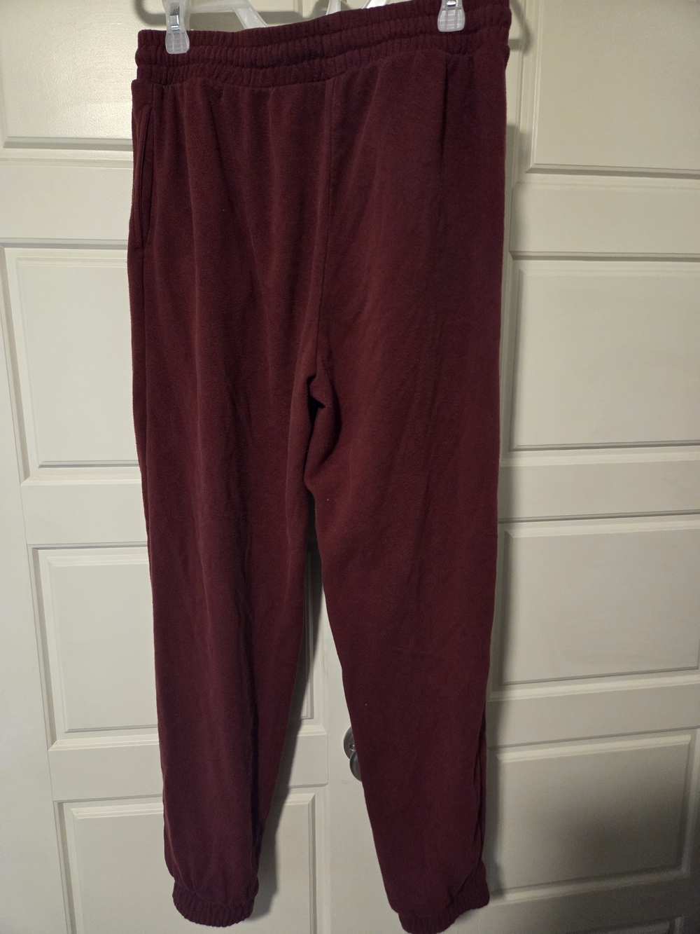 Grayson Threads Maroon Sweatpants with White Drawstring - Picture 2 of 2